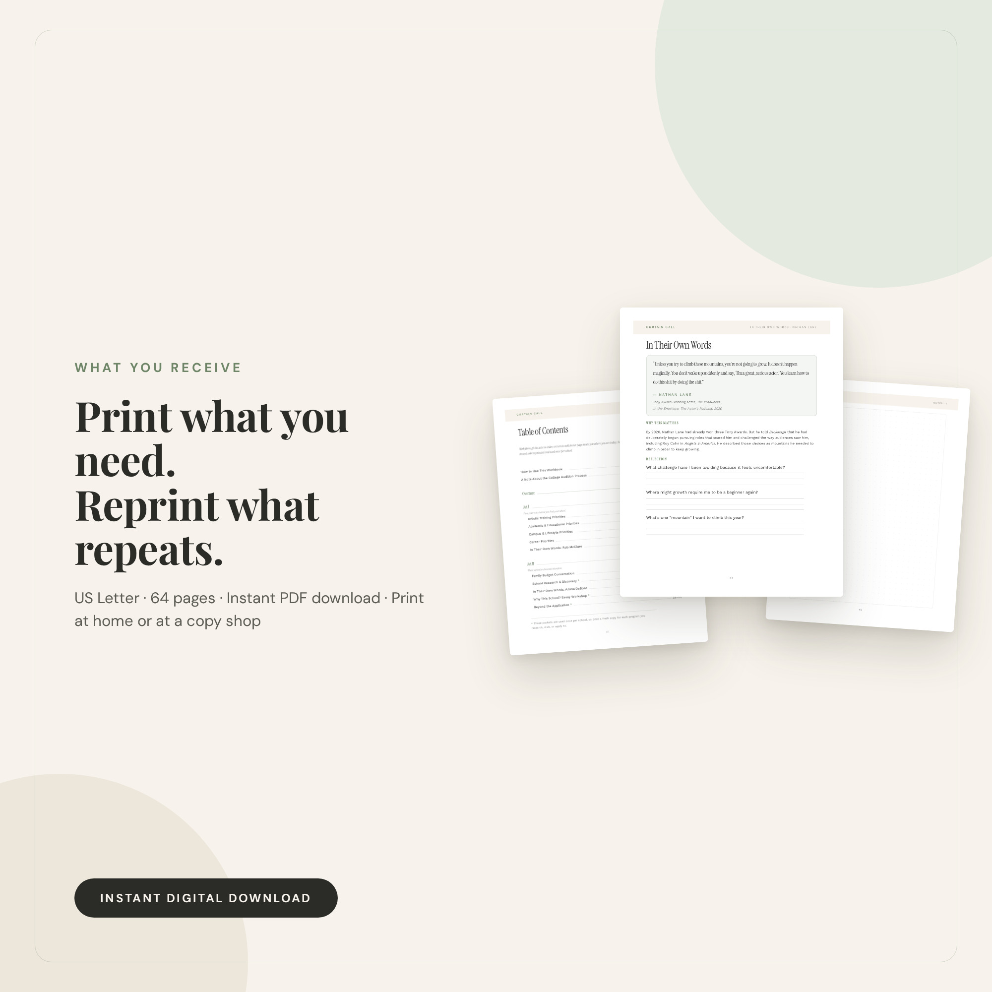 Printable PDF download details